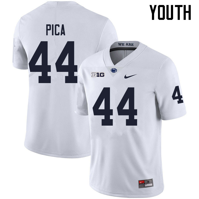 NCAA Nike Youth Penn State Nittany Lions Cameron Pica #44 College Football Authentic White Stitched Jersey YOW5898NQ